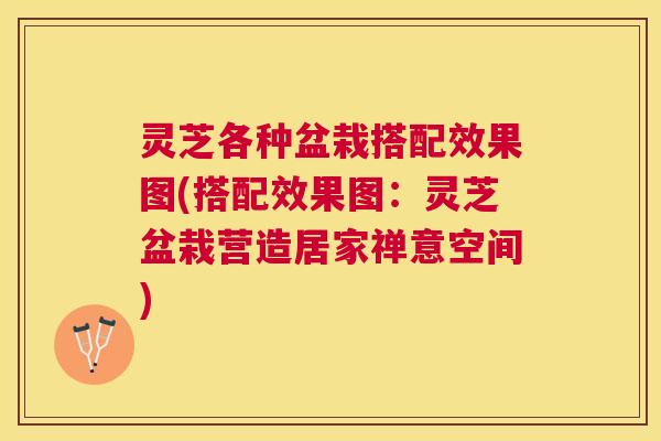 灵芝各种盆栽搭配效果图(搭配效果图：灵芝盆栽营造居家禅意空间)