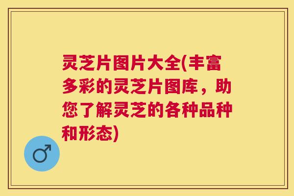 灵芝片图片大全(丰富多彩的灵芝片图库，助您了解灵芝的各种品种和形态)