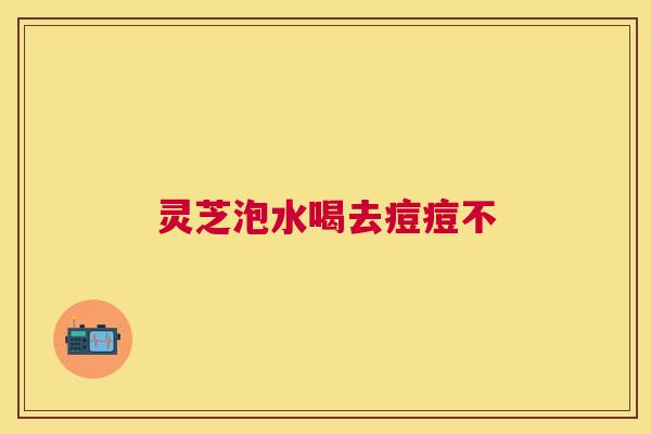 灵芝泡水喝去痘痘不
