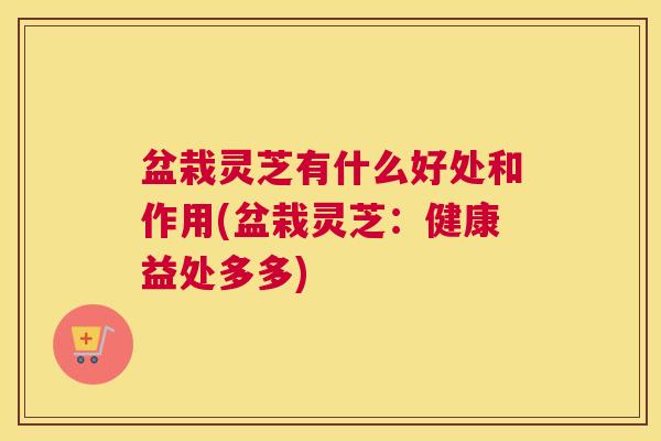 盆栽灵芝有什么好处和作用(盆栽灵芝：健康益处多多)