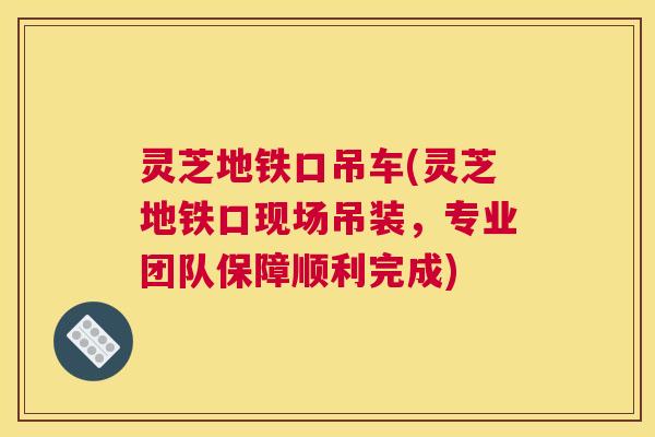 灵芝地铁口吊车(灵芝地铁口现场吊装，专业团队保障顺利完成)