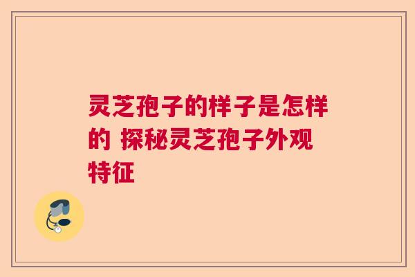 灵芝孢子的样子是怎样的 探秘灵芝孢子外观特征